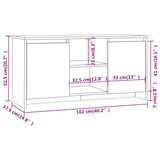 TV Cabinet Grey Sonoma 102x37.5x52.5 cm Engineered Wood