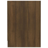 TV Cabinet Brown Oak 102x37.5x52.5 cm Engineered Wood - Top-Down View