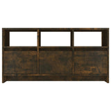 TV Cabinet Smoked Oak 102x37.5x52.5 cm Engineered Wood - Rear View