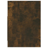 TV Cabinet Smoked Oak 102x37.5x52.5 cm Engineered Wood - Close-Up Angle