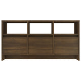 TV Cabinet Brown Oak 102x37.5x52.5 cm Engineered Wood - Rear View