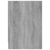 TV Cabinet Grey Sonoma 146.5x35x50 cm Engineered Wood - Close-Up Angle