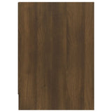 TV Cabinet Brown Oak 146.5x35x50 cm Engineered Wood - Close-Up Angle