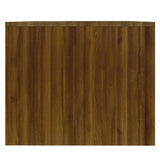 Coffee Table Brown Oak 90x50x41.5 cm Engineered Wood - Rear View