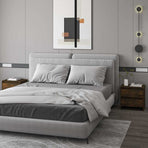 Bedside Cabinets 2 pcs Smoked Oak 45x34.5x44.5 cm Engineered Wood