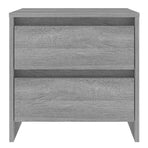 Bedside Cabinet Grey Sonoma 45x34.5x44.5 cm Engineered Wood