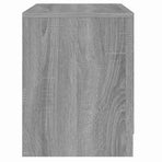 Bedside Cabinet Grey Sonoma 45x34.5x44.5 cm Engineered Wood