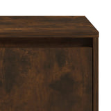 Bedside Cabinets 2 pcs Smoked Oak 45x34x44.5 cm Engineered Wood - Extra Image