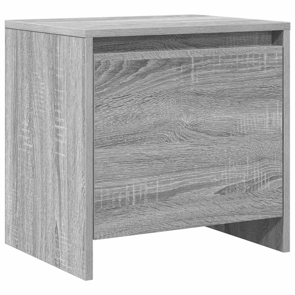 Bedside Cabinet Grey Sonoma 45x34x44.5 cm Engineered Wood