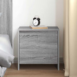 Bedside Cabinet Grey Sonoma 45x34x44.5 cm Engineered Wood - Side View