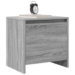 Bedside Cabinet Grey Sonoma 45x34x44.5 cm Engineered Wood