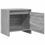 Bedside Cabinet Grey Sonoma 45x34x44.5 cm Engineered Wood