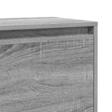Bedside Cabinet Grey Sonoma 45x34x44.5 cm Engineered Wood