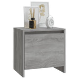Bedside Cabinets 2 pcs Grey Sonoma 45x34x44.5 cm Engineered Wood - Top-Down View