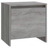 Bedside Cabinets 2 pcs Grey Sonoma 45x34x44.5 cm Engineered Wood - 45-Degree Angle