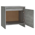 Bedside Cabinets 2 pcs Grey Sonoma 45x34x44.5cm Engineered Wood