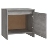 Bedside Cabinets 2 pcs Grey Sonoma 45x34x44.5 cm Engineered Wood - Rear View