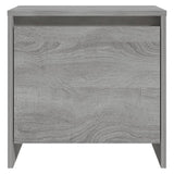 Bedside Cabinets 2 pcs Grey Sonoma 45x34x44.5 cm Engineered Wood - Close-Up Angle