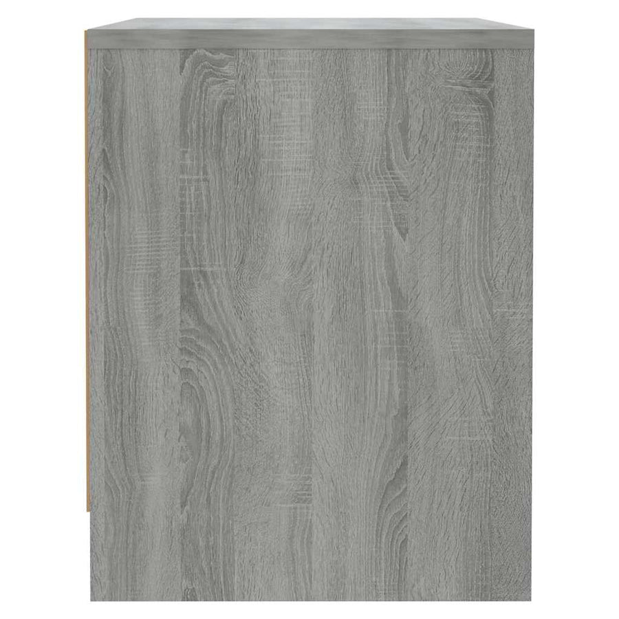 Bedside Cabinets 2 pcs Grey Sonoma 45x34x44.5cm Engineered Wood