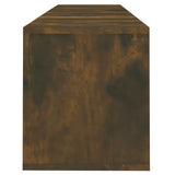 TV Cabinet Smoked Oak 120x30x40.5 cm Engineered Wood - Close-Up Angle
