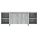 TV Cabinet Grey Sonoma 130x35x50 cm Engineered Wood