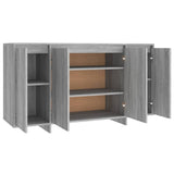 Sideboard Grey Sonoma 135x41x75 cm Engineered Wood