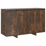 Sideboard Smoked Oak 120x41x75 cm Engineered Wood - Front View