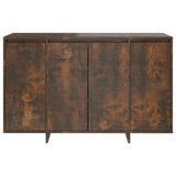 Sideboard Smoked Oak 120x41x75 cm Engineered Wood - 45-Degree Angle