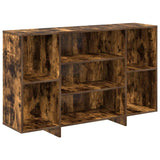 Sideboard Smoked Oak 120x30x75 cm Engineered Wood