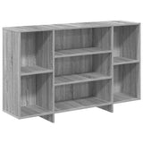 Sideboard Grey Sonoma 120x30x75 cm Engineered Wood - Front View