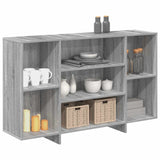 Sideboard Grey Sonoma 120x30x75 cm Engineered Wood - Top-Down View