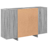 Sideboard Grey Sonoma 120x30x75 cm Engineered Wood - Close-Up Angle