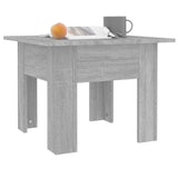 Coffee Table Grey Sonoma 55x55x42 cm Engineered Wood - Top-Down View