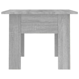 Coffee Table Grey Sonoma 55x55x42 cm Engineered Wood - 45-Degree Angle