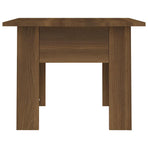 Coffee Table Brown Oak 55x55x42 cm Engineered Wood
