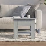 Coffee Table Grey Sonoma 55x55x42 cm Engineered Wood - Side View