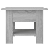 Coffee Table Grey Sonoma 55x55x42 cm Engineered Wood