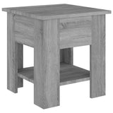 Coffee Table Grey Sonoma 40x40x42 cm Engineered Wood - Front View