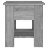 Coffee Table Grey Sonoma 40x40x42 cm Engineered Wood - Top-Down View