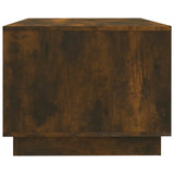 Coffee Table Smoked Oak 102x55x43 cm Engineered Wood