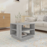 Coffee Table Grey Sonoma 55x55x43 cm Engineered Wood