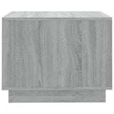 Coffee Table Grey Sonoma 55x55x43 cm Engineered Wood - Rear View