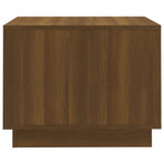 Coffee Table Brown Oak 55x55x43 cm Engineered Wood