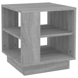 Coffee Table Grey Sonoma 40x40x43 cm Engineered Wood - Front View