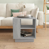 Coffee Table Grey Sonoma 40x40x43 cm Engineered Wood - Side View