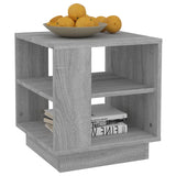 Coffee Table Grey Sonoma 40x40x43 cm Engineered Wood - Top-Down View