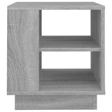 Coffee Table Grey Sonoma 40x40x43 cm Engineered Wood - 45-Degree Angle
