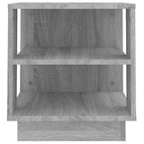 Coffee Table Grey Sonoma 40x40x43 cm Engineered Wood - Rear View