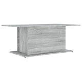 Coffee Table Grey Sonoma 102x55.5x40 cm Engineered Wood - Front View