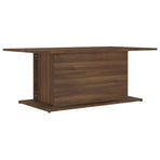 Coffee Table Brown Oak 102x55.5x40 cm Engineered Wood